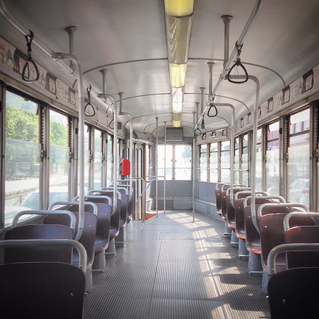 Foto interior del tren