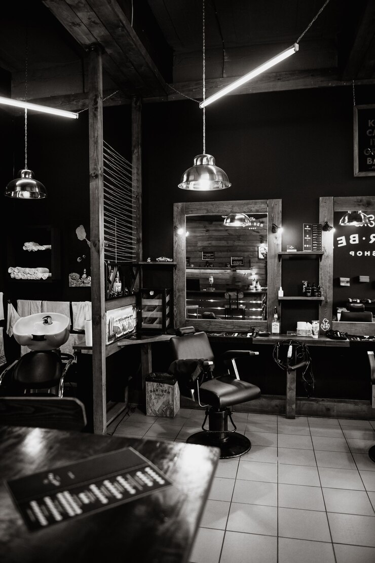 Interior vintage de loja de bar