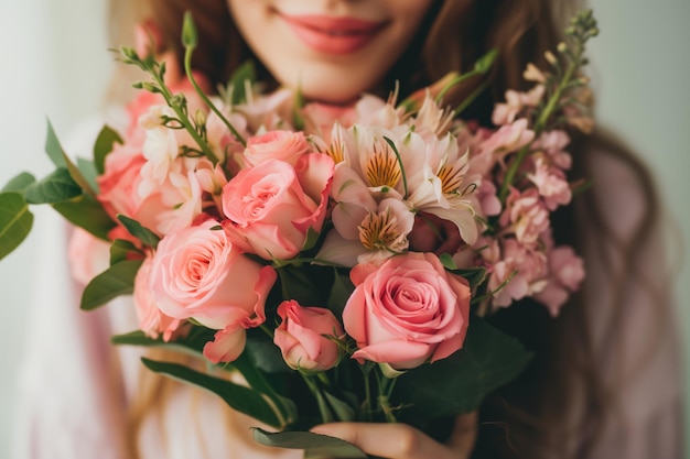 Internationale Frauentag 8. März Blumen