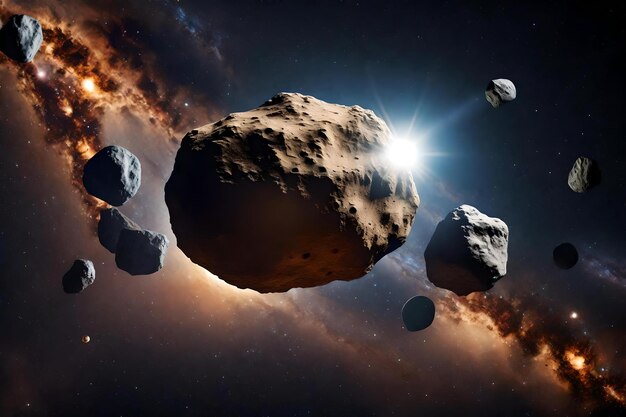 Foto internationaler asteroid-tag