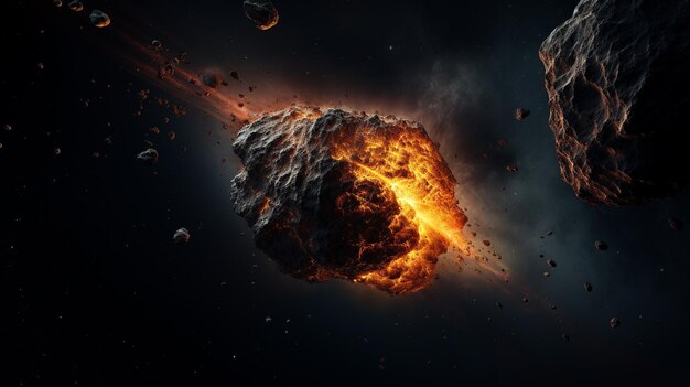 Internationaler Asteroidentag HD 8K-Hintergrundbild Stockfoto