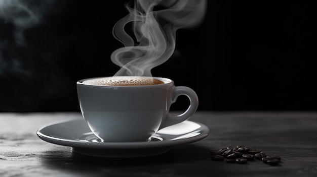 internationaler Kaffeetag Hintergrund Kaffeezeit Hintergrund frisch gebrühter Kaffee Kaffeefotografie