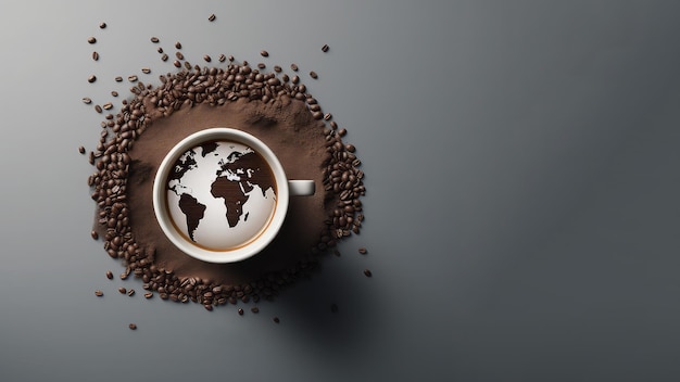 Internationaler Kaffeetag, Kaffeebanner, globale Kaffeeproduktion