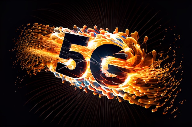 Internet 5G y tecnologías modernas IA generativa