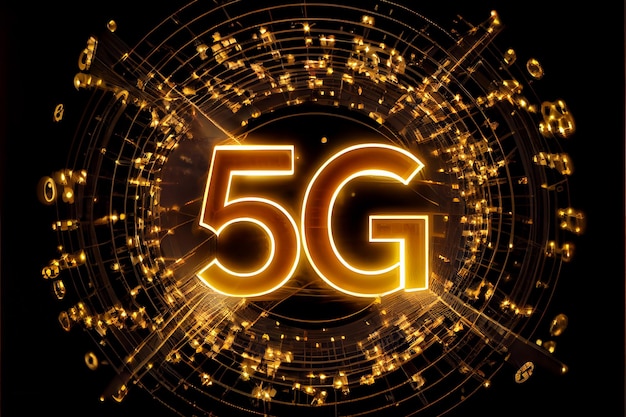 Internet 5G y tecnologías modernas IA generativa