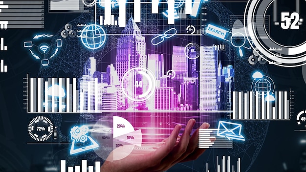 Internet de las cosas y tecnología de la comunicación conceptual