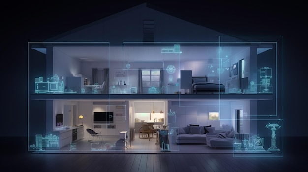 Internet davon im Smart-Home-Konzept