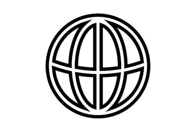 Internet red plano icono seo web símbolo forma aplicación línea signo arte