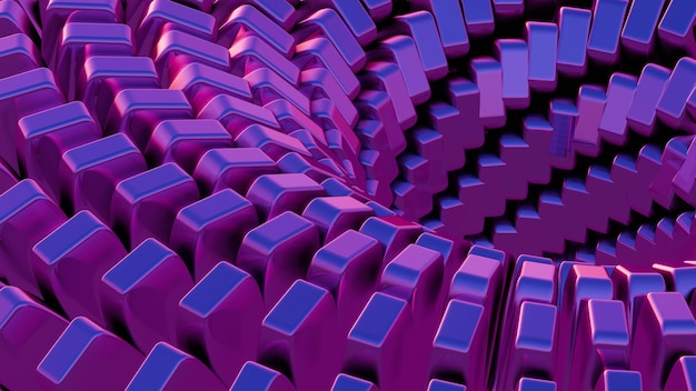 Una interpretación de las fluctuaciones cuánticas representadas como un terreno 3D dinámico en constante cambio
