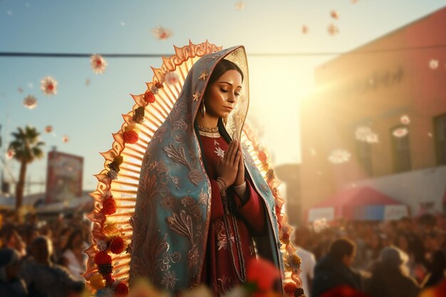 Foto interpretaciones artísticas de la dia de la virgen de guadalu 00062 02