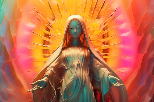 Interpretações abstratas da Virgen de Guadalup 00028 01