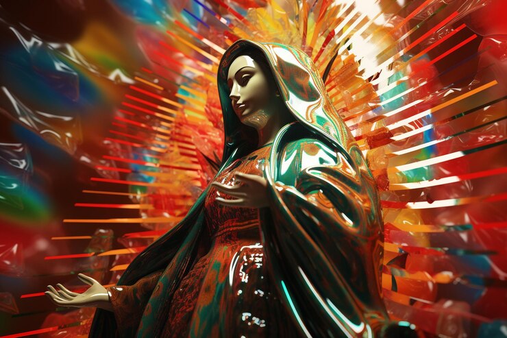 Foto interpretações abstratas da virgen de guadalup 00029 02