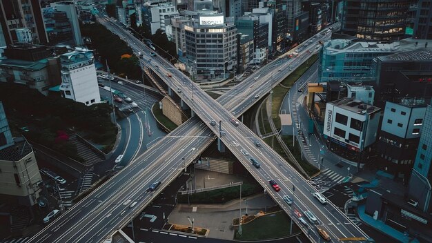 Foto intersecção de tokyo shibuya