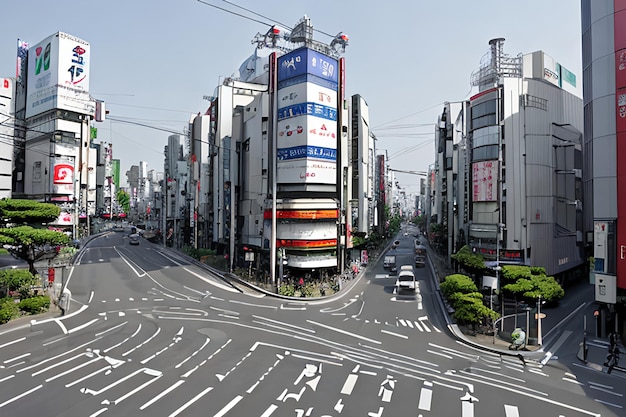 Intersección de Tokio Japón