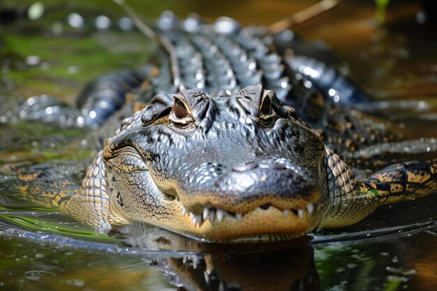 Intimidante cabeça de jacaré Gerar Ai