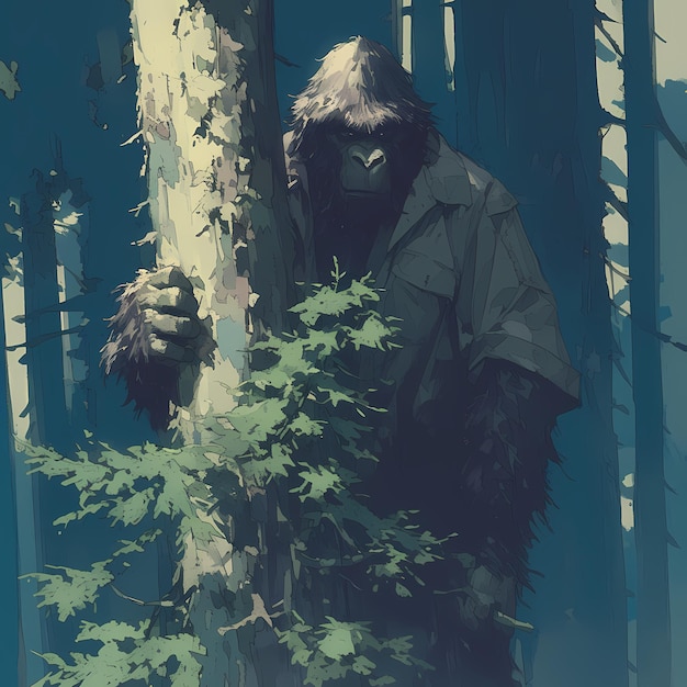 Intriga en el bosque El mono misterioso