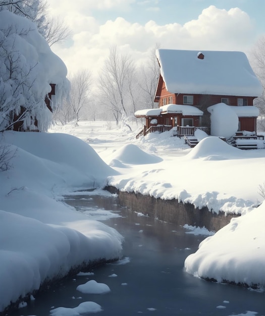 Inundación de nieve