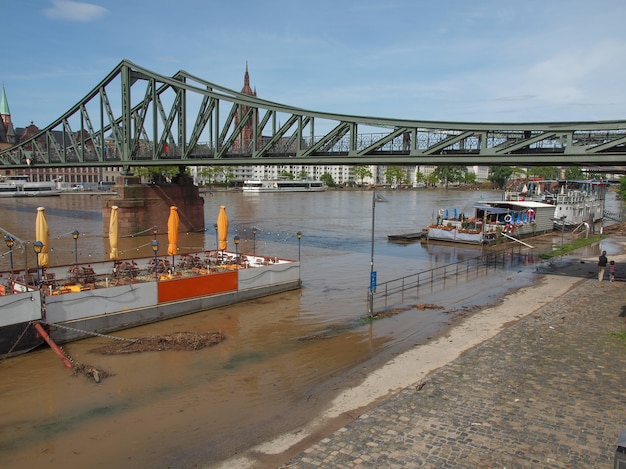 Inundación del río Main en Frankfurt am Main