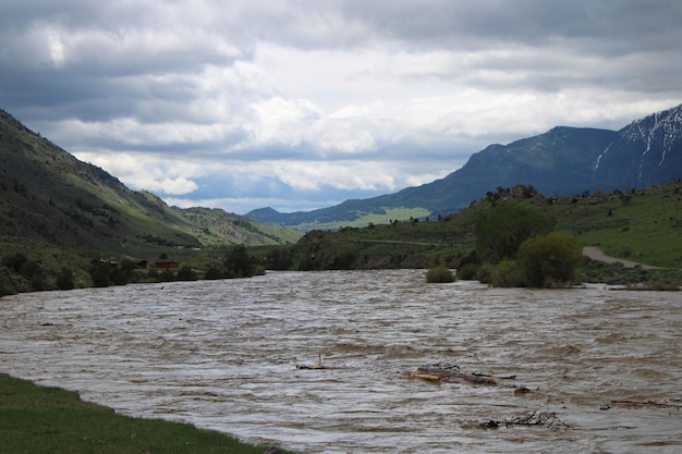 Inundaciones del río Yellowstone junio de 2022