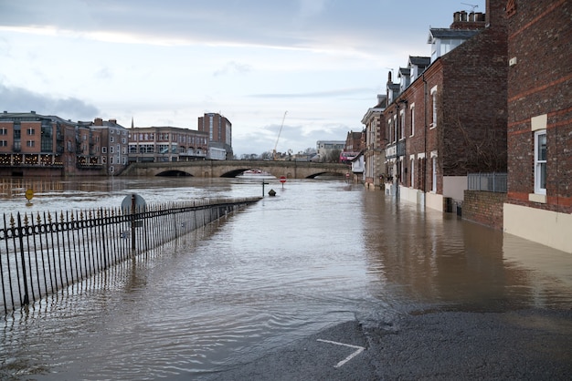 Inundaciones en York North Yorkshire