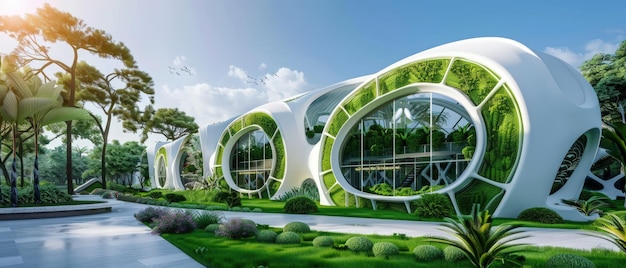 invernadero agrícola moderno construcción de edificios sostenibles para el futuro