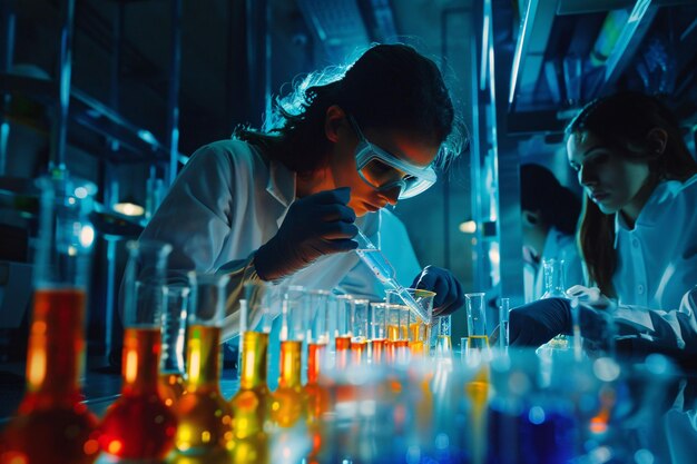 Investigaciones de laboratorio nocturnas
