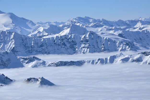 Invierno en los Alpes