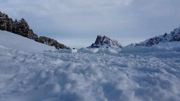 Invierno en las montañas