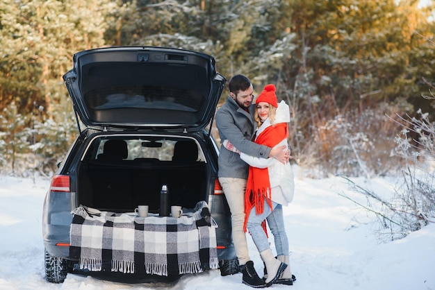 invierno nieve pareja historia de amor