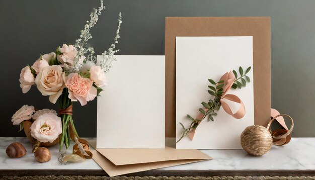 invitación de boda tarjetas de felicitación elegante estilo vintage copia espacio texto