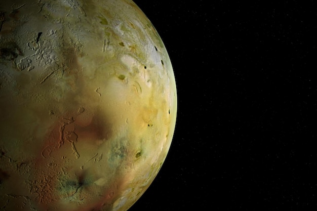 Io der Mond des Jupiter-Sonnensystems