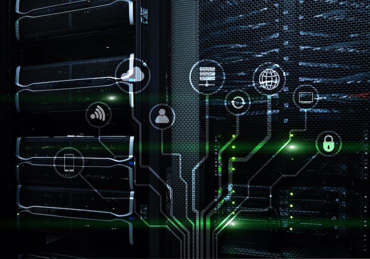 Foto iot internet de las cosas concepto de telecomunicaciones