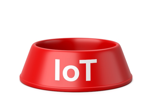 IoT Pets Bowl Isolado