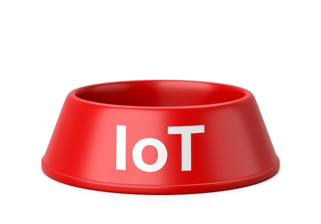 IoT Pets Bowl isoliert