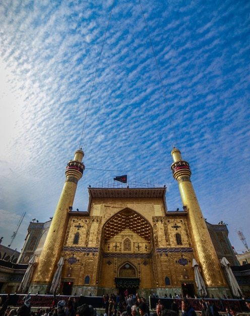 Foto irak najaf imam ali amiralmomenin sagrado santuario mezquita chií islámico árabe oro zarih gonbad