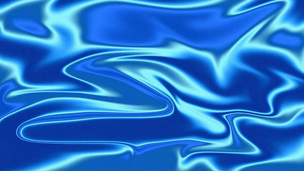 iridescente holográfico fundo abstrato água azul fundo sedoso