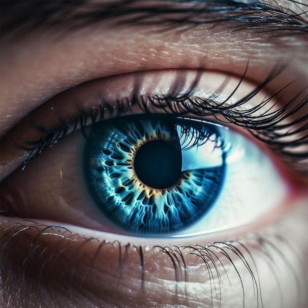 Iries escaneo humano del iris del ojo de alta tecnología