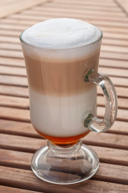 Foto irische kaffee-latte