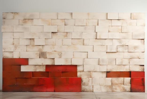 Irv-Gebäude-Block-Wand im Stil von knusprigen Pinselarbeiten