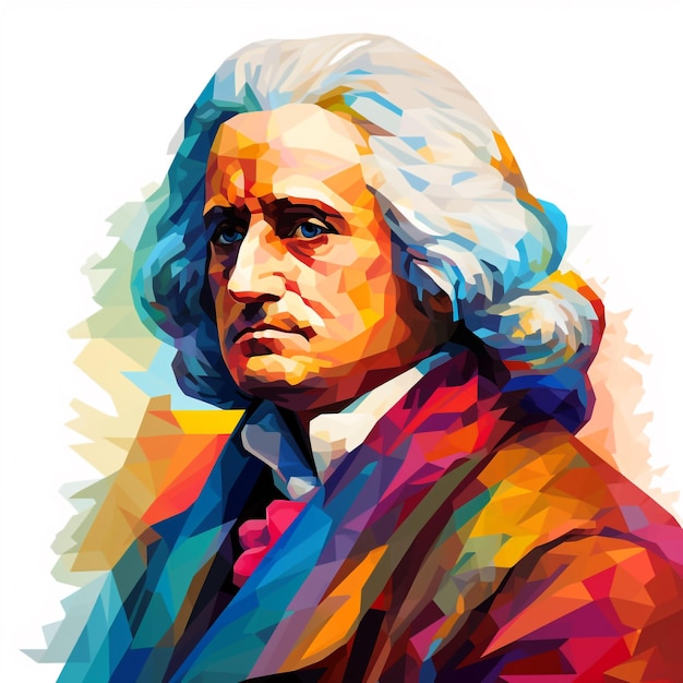 Isaac Newton no estilo do wpap