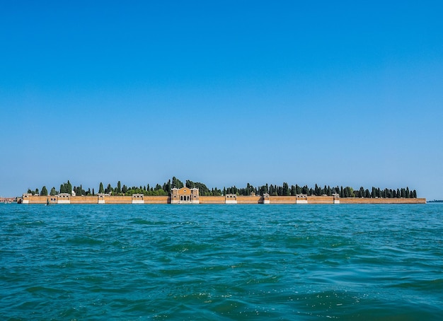 Isla del cementerio HDR San Michele en Venecia