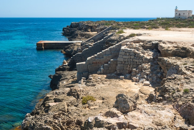 Isla de Favignana. Sicilia, Italia, Egadiana