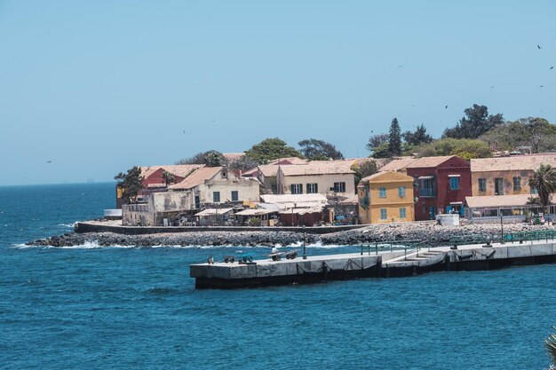 Foto isla de gore desde el mar