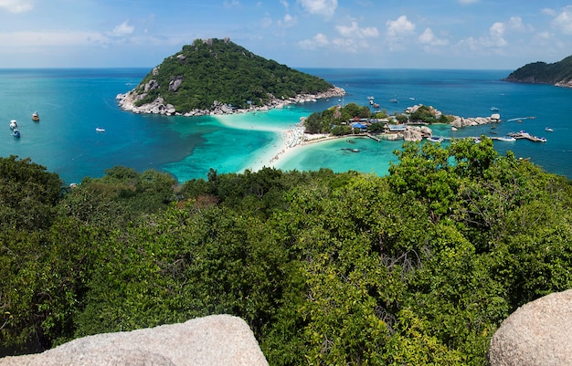 Isla de Koh Nangyuan en Tailandia