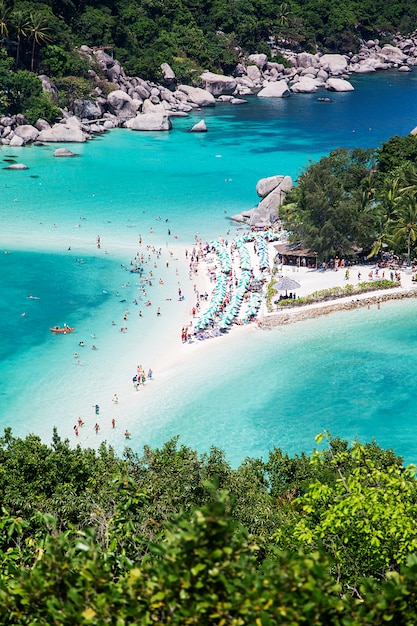 Isla de Koh Nangyuan en Tailandia