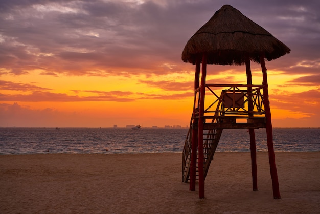 Isla Mujeres Isla Caribe Playa Atardecer