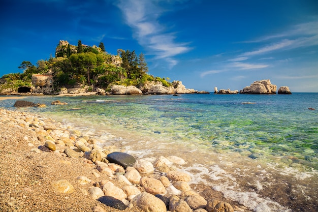 Isla y playa Isola Bella