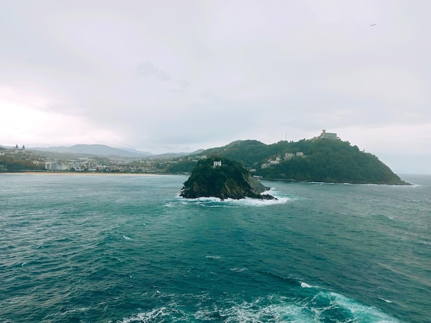 Isla de Santa Clara en San Sebastián