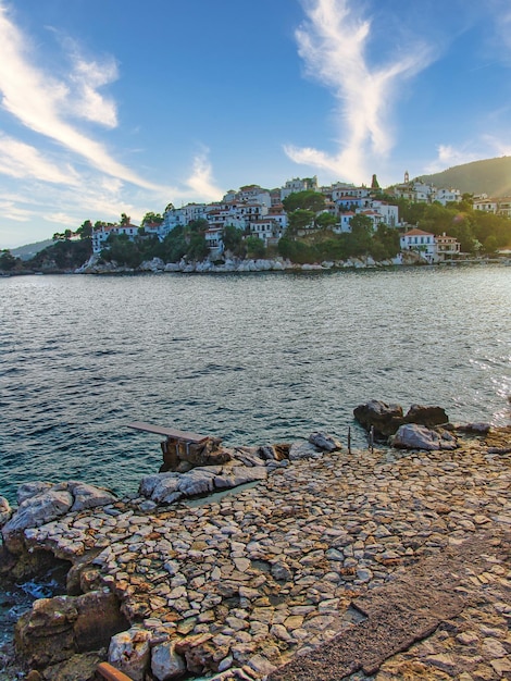 Isla de Skiathos en Espóradas Grecia