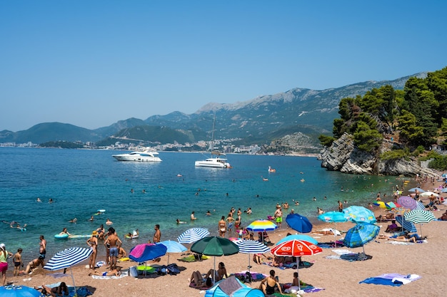 Isla de Sveti Stefan en Montenegro